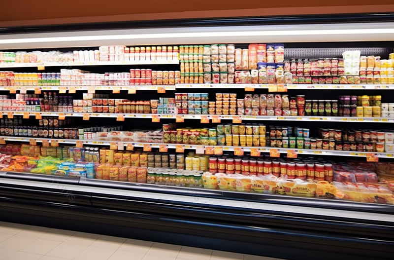 超市中摆列整齐的商品,高清,摄影图,摄影图片,图片大全,摄影图免费下载